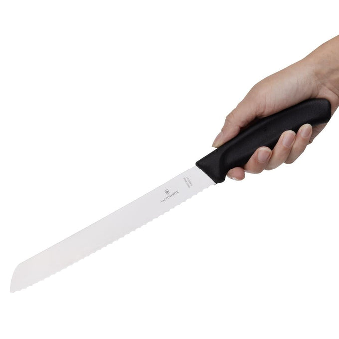 Couteau à pain 21 cm noir - Victorinox