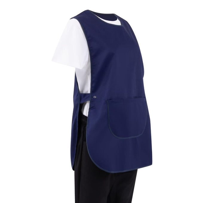 Tablier chasuble avec poche bleu marine - Whites Chefs Clothing