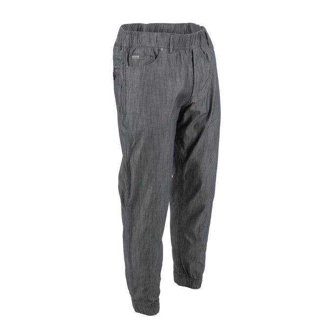 Pantalon de cuisine Works Urban Jogger 257 à fines rayures noires et blanches - Chef Works