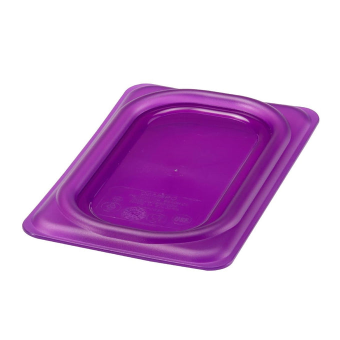 Couvercle hermétique en polypropylène GN 1/9 Safetrak IML violet - Cambro