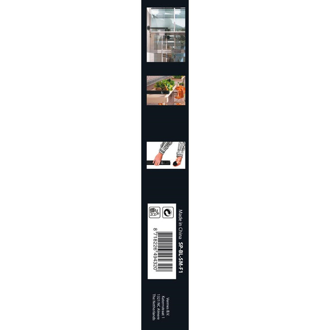 Cendrier poteau en inox noir 1m - Securit