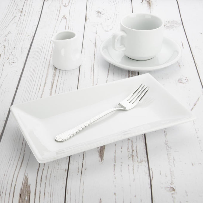 Plat rectangulaire de service 250 × 150 mm (lot de 4) - Olympia