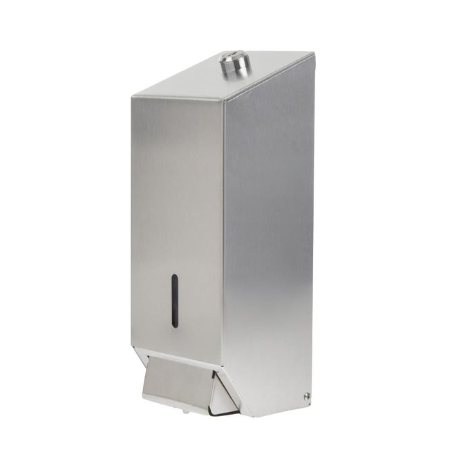 Distributeur de savon liquide en acier inoxydable 1 L - Jantex