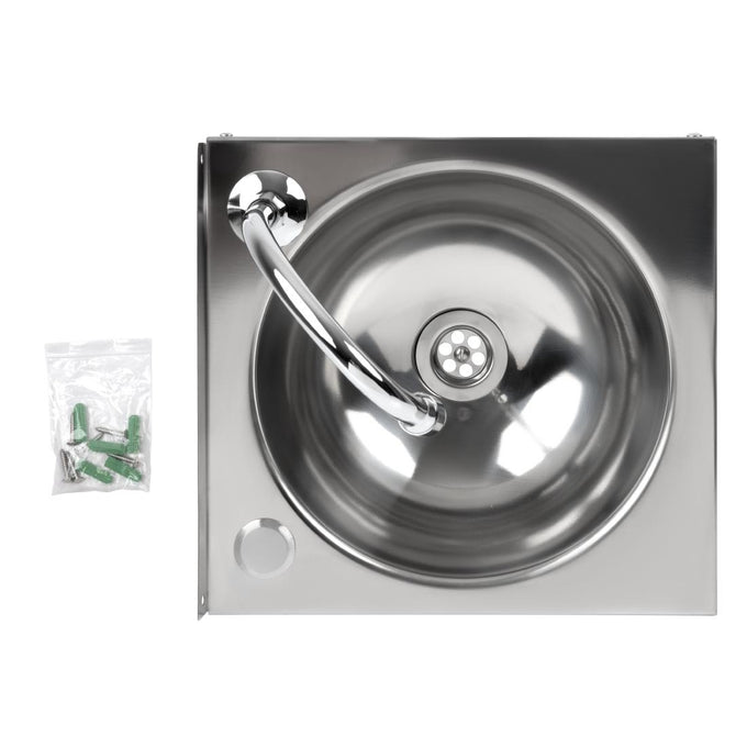 Lave-mains commande fémorale inox - Basix