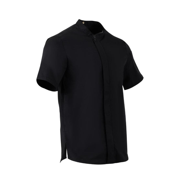Veste de cuisinier en maille à manches courtes Harlem noire - Southside