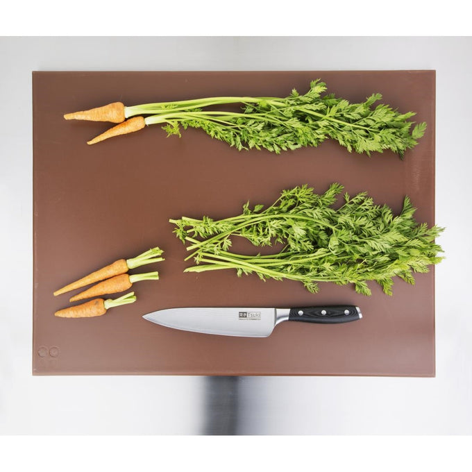 Grand planche à découper haute densité marron - Hygiplas