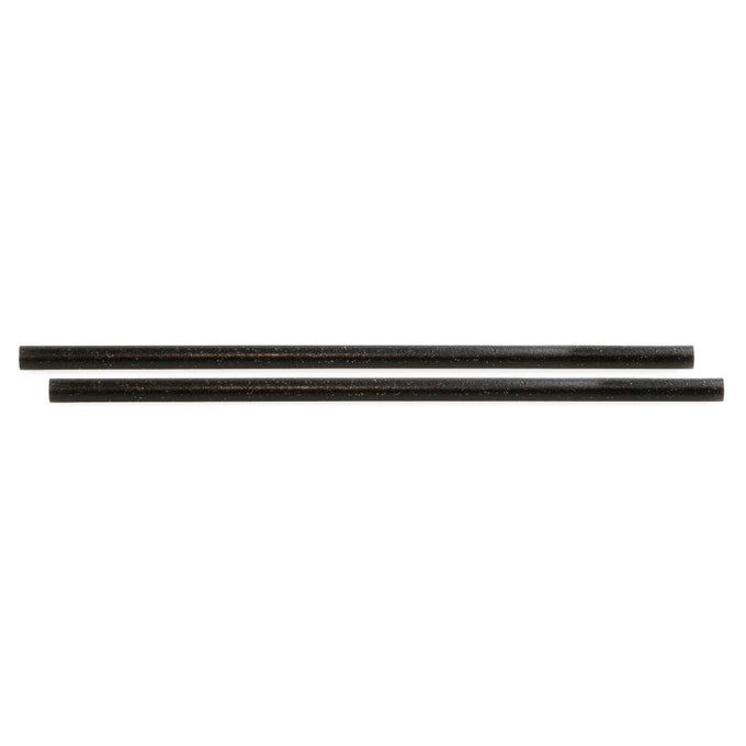 Pailles droites noires Diposables Refork 6 mm / 20 cm (lot de 100) - Sier Disposables