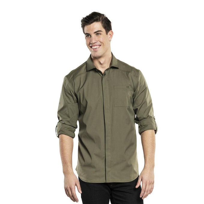 Chemise homme UFX verte - Chaud Devant