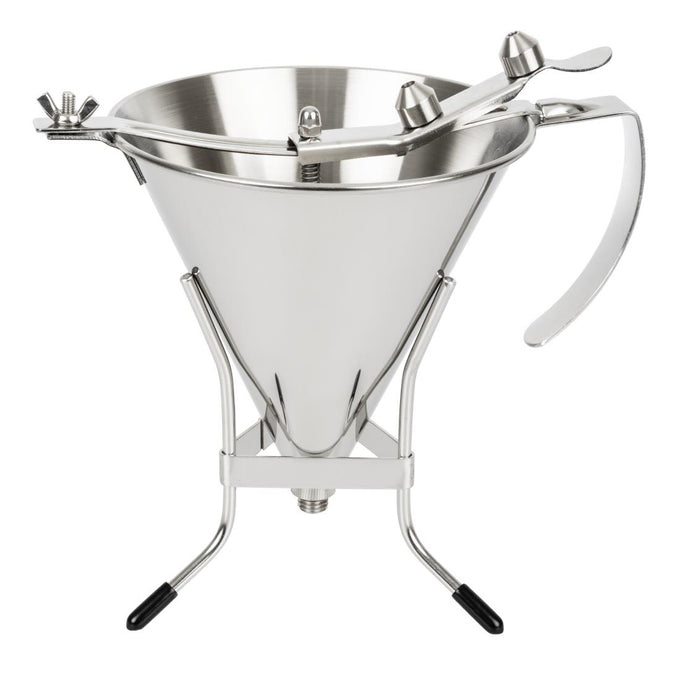 Entonnoir inox à piston automatique 1,5 L - De Buyer