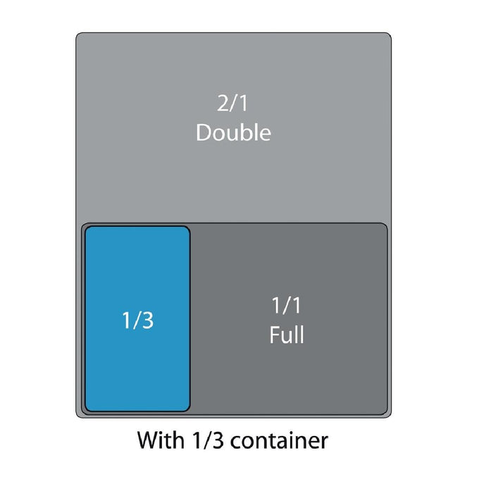 Couvercle hermétique en polypropylène GN 1/3 - Cambro