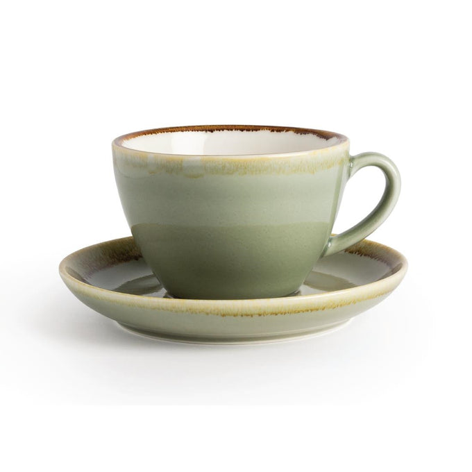 Tasses à cappuccino Kiln mousse 340 ml (lot de 6) - Olympia