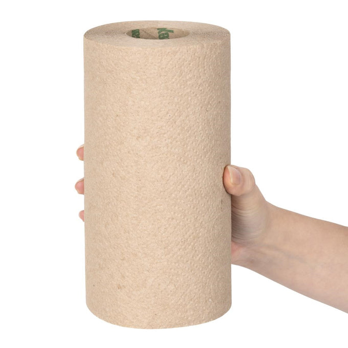 Rouleaux d'essuie-tout Green 100 % recyclé 75 feuilles (lot de 24) - Jantex