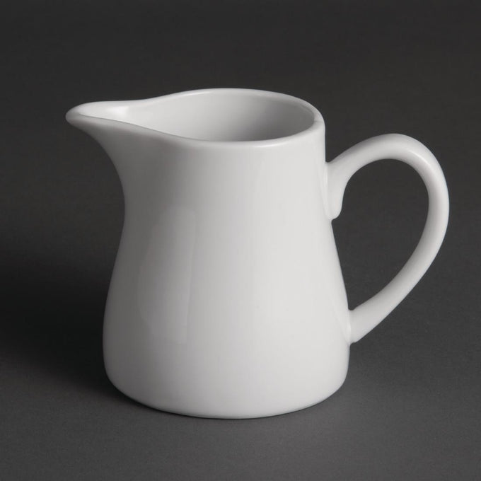Pots à lait blancs 305 ml (lot de 6) - Olympia