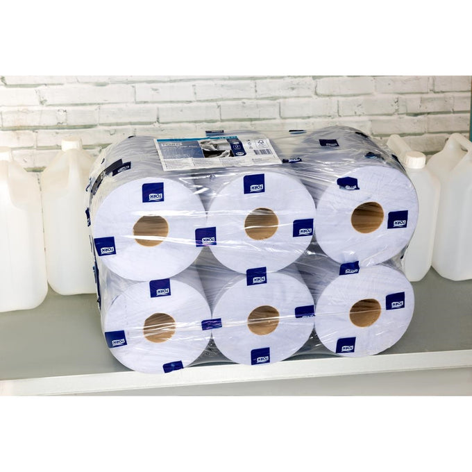 Bobines bleues pour distributeur à dévidage central (lot de 6) - Tork