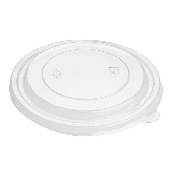 Couvercles PET pour bols salade ronds FB196 FB197 FB198 (lot de 300) - Fiesta Recyclable