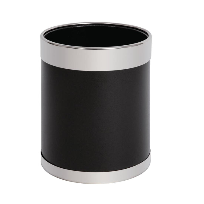 Corbeille à papier avec bordure argentée - 10,2 L - Bolero