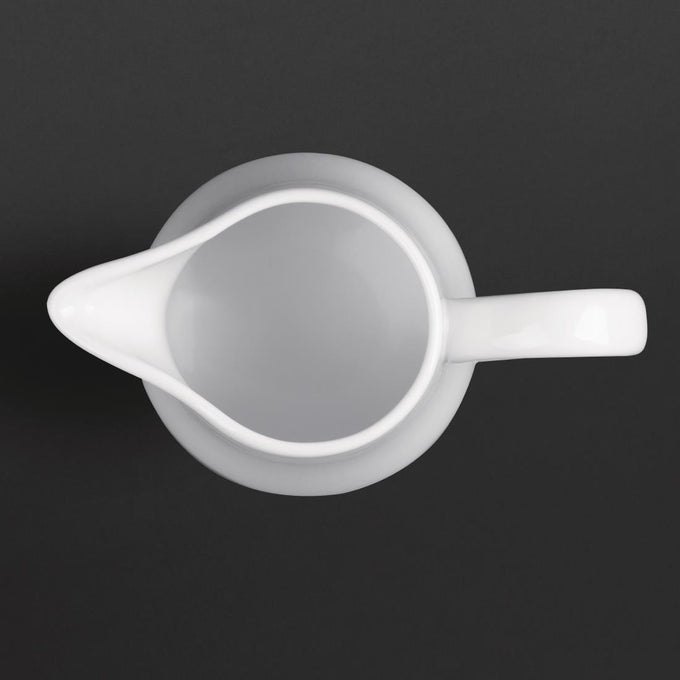Pots à lait blancs 212 ml (lot de 6) - Olympia