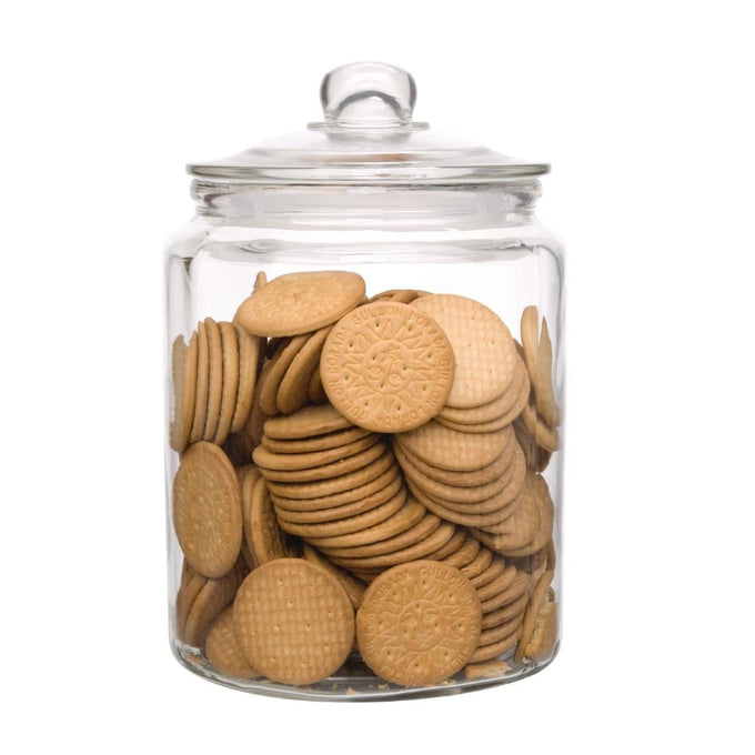 Ensemble de bocaux à biscuits en verre 6350 ml et 3800 ml - Olympia