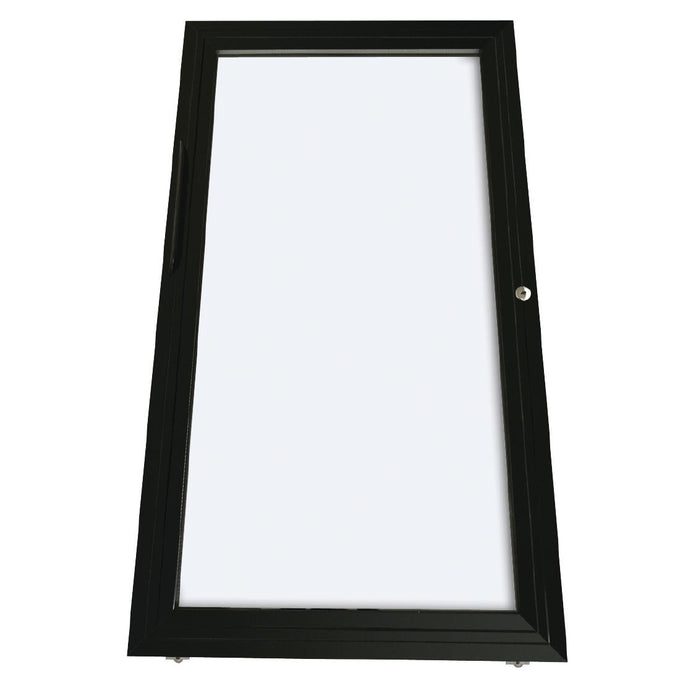 Porte Coulissante Gauche pour arrière-bar trois portes coulissantes Série G noir 330 L - Polar