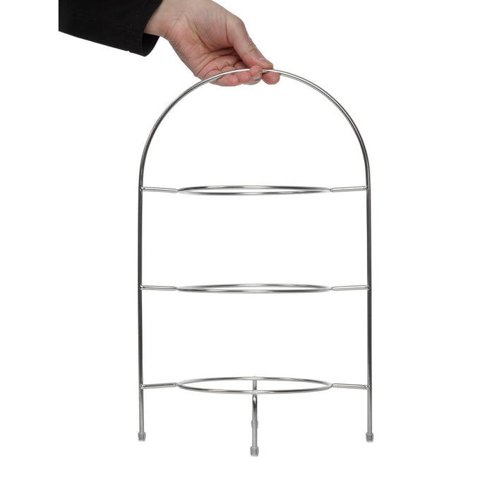 Présentoir salon de thé pour 3 assiettes maxi 210 mm - Olympia