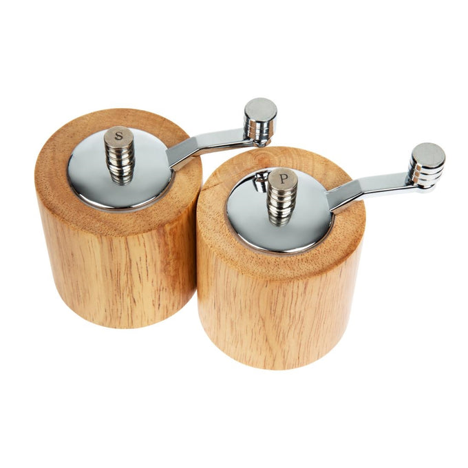 Ensemble moulins à sel et à poivre bois clair - Olympia