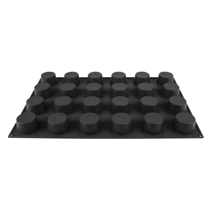 Moule à pâtisserie antiadhésif en silicone 24 muffins - Pavoflex