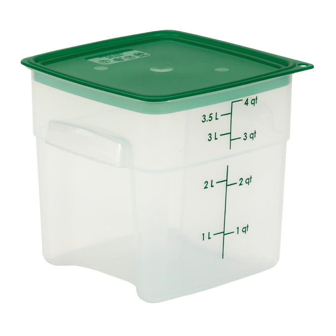 Boîte en polypropylène FreshPro CamSquare 3,8 L - Cambro