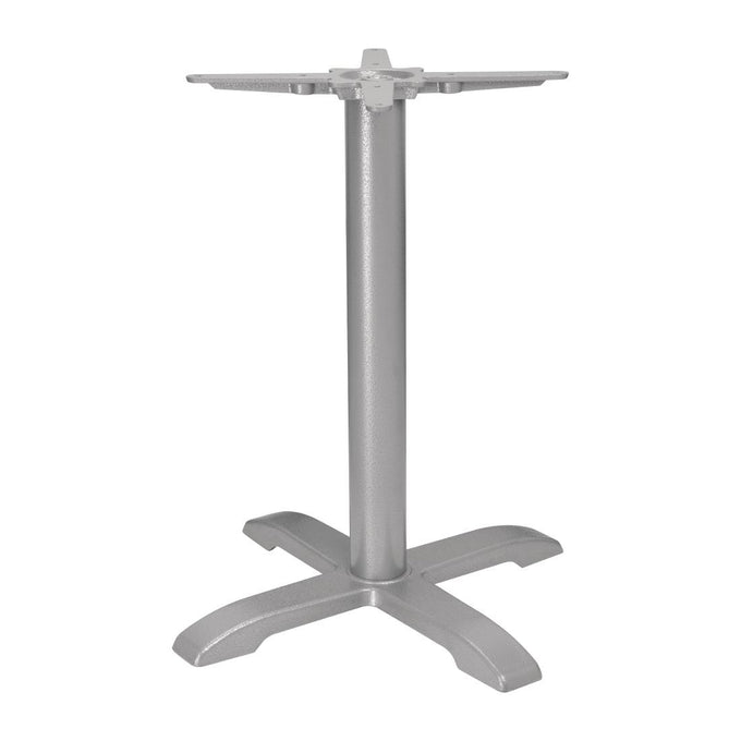 Pied de table en fonte gris - L 611 x P 611 x H 720 mm - Bolero