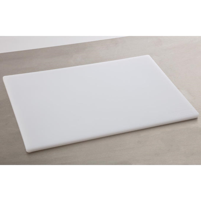 Planche à découper standard basse densité blanche - Hygiplas