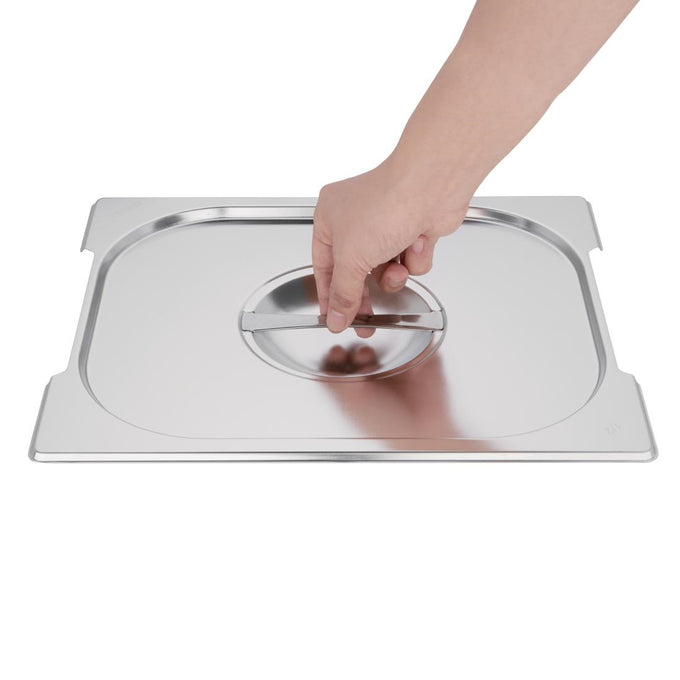 Couvercle inox GN 1/2 avec poignée - Vogue