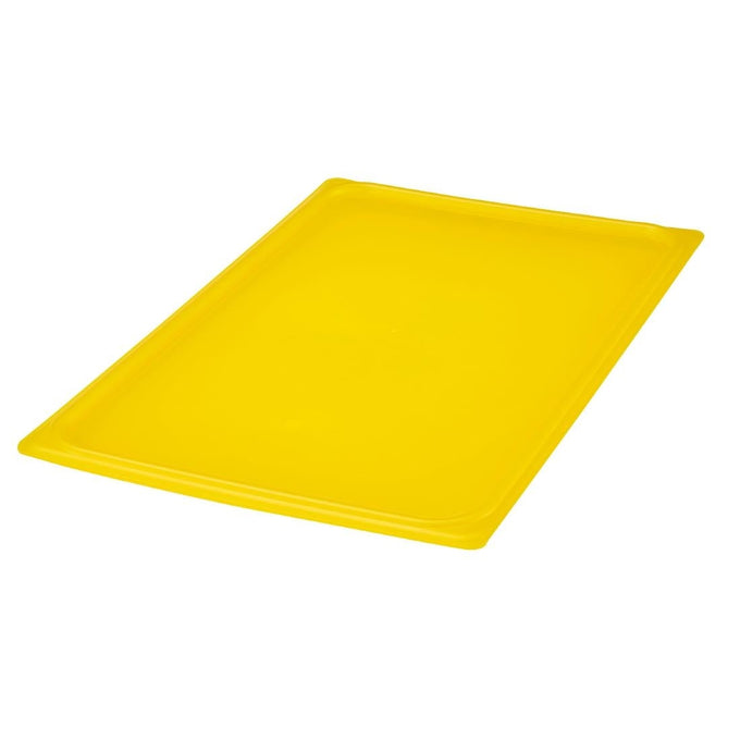 Couvercle hermétique en polypropylène GN 1/1 Safetrak IML jaune - Cambro