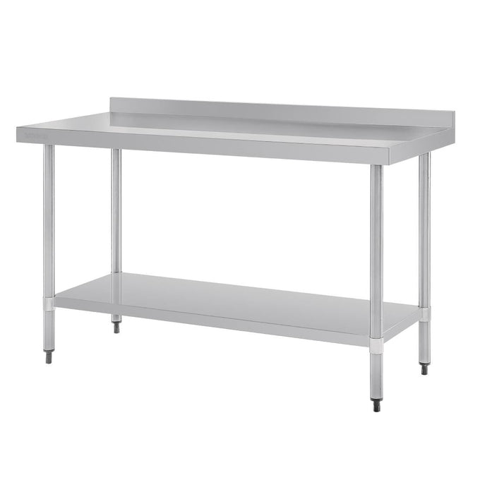 Table en acier inoxydable avec rebord 1500 × 700 mm - Vogue