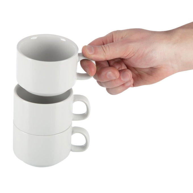 Tasses empilables Athena 200 ml (lot de 24) - Olympia