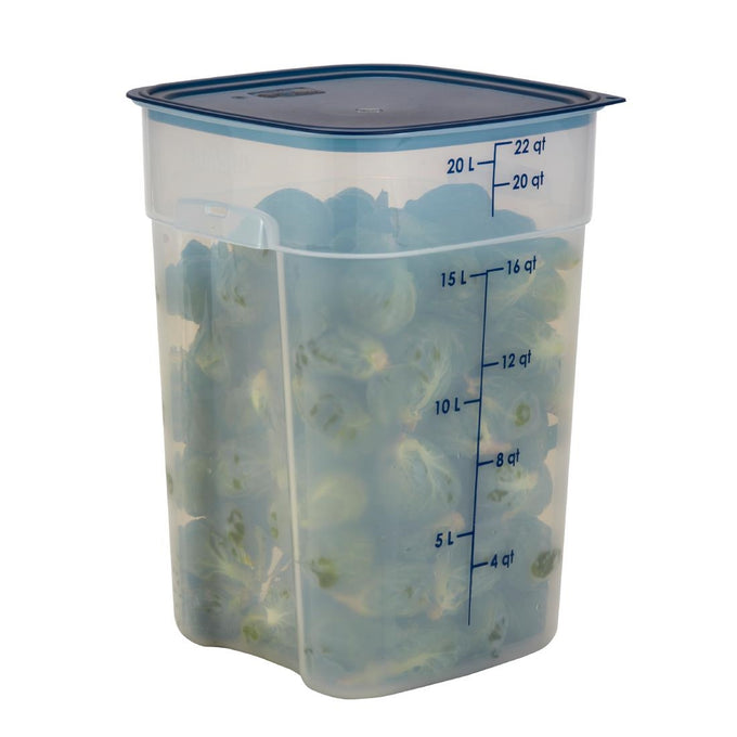 Boîte en polypropylène FreshPro CamSquare 20,8 L - Cambro