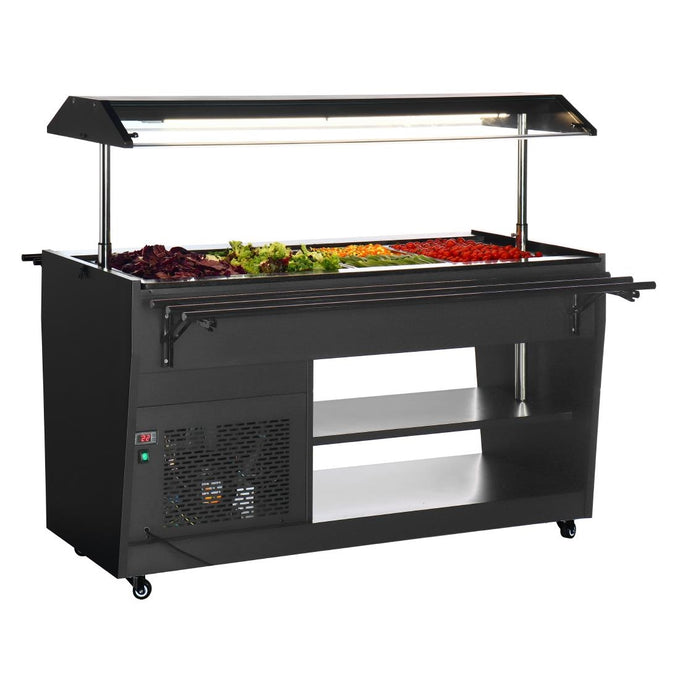 Buffet réfrigéré série G noir - Polar