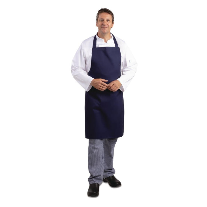 Tablier bavette bleu marine - Whites Chefs Clothing