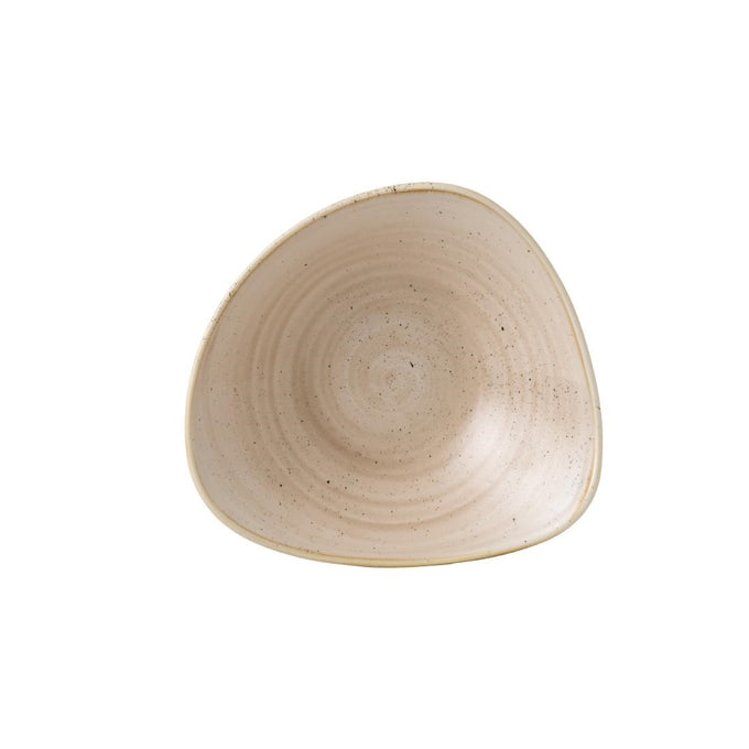 Bols triangulaires Stonecast Nutmeg Cream 235 mm (lot de 12) - Churchill