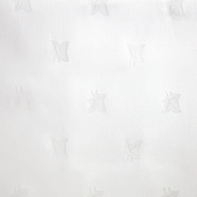 Nappe rectangulaire blanche feuilles de lierre Luxor 1780 × 3650 mm - Mitre Luxury