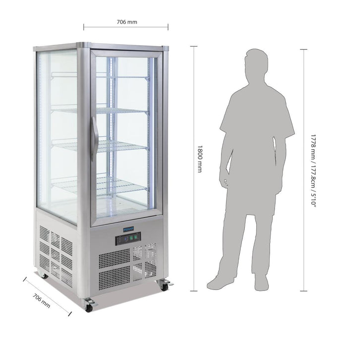 Vitrine à pâtisserie 400 L Série G - Polar