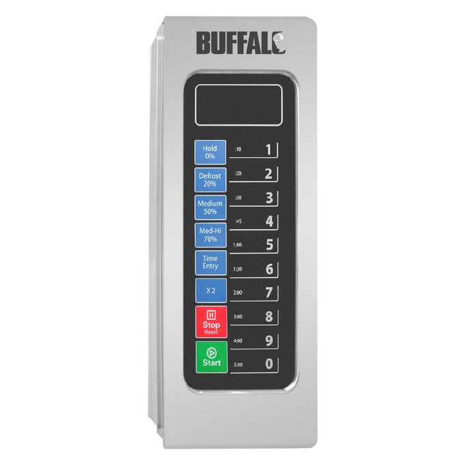 Panneau de commande complet pour micro-ondes professionnel programmable 25 L 1000 W - Buffalo