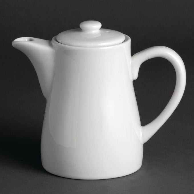 Cafetières Whiteware 310 ml (lot de 4) - Olympia