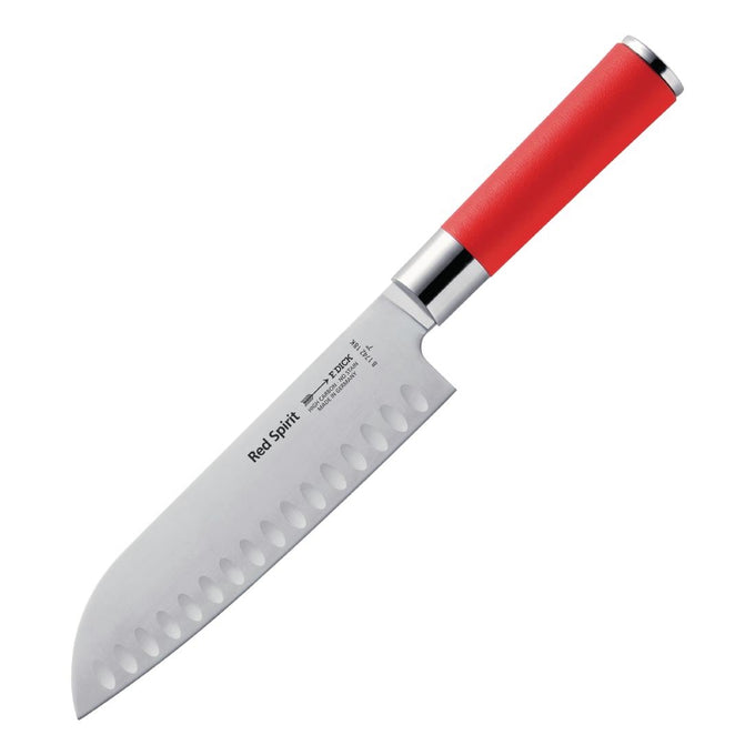 Couteau Santoku alvéolé Red Spirit 180 mm - Dick