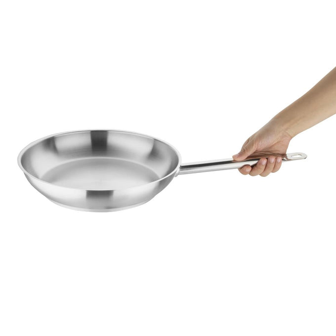 Poêle induction en acier inoxydable 280 mm - Vogue