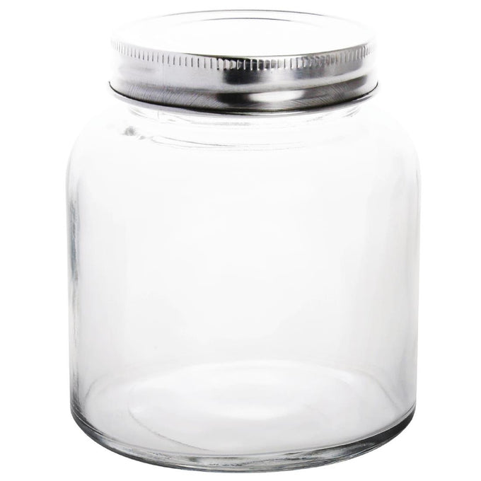 Bocaux à conserves en verre avec couvercle à visser 330 ml (lot de 6) - Vogue