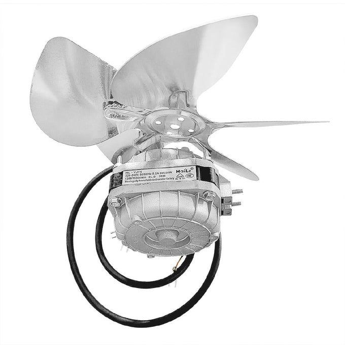 Ventilateur évaporateur et lame pour armoire réfrigérée 2 portes vitrées à charnières avec caisson lumineux - Polar