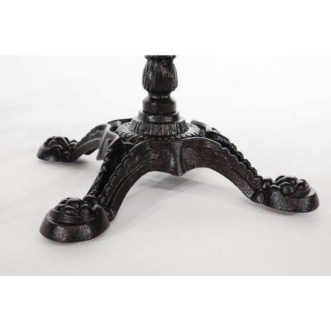 Pied de table décoré en fonte - L 420 x P 420 x H 720 mm - Bolero