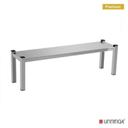 Étagère de chef inox 1 niveau - L 2000 x P 300 x H 350 mm - Unninox