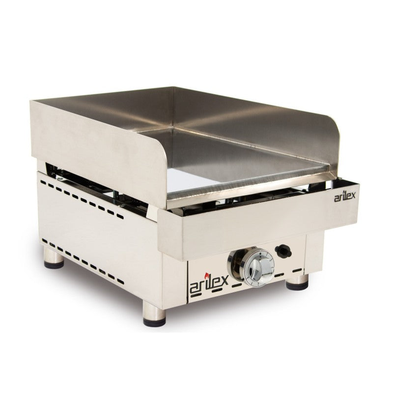 Plaque de cuisson à gaz - 335x590x345h mm - Chrome dur - Arilex