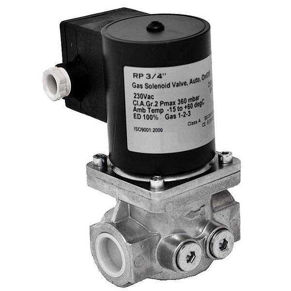 Électrovanne gaz pour hotte - 1 pouce (25 mm) - Unninox