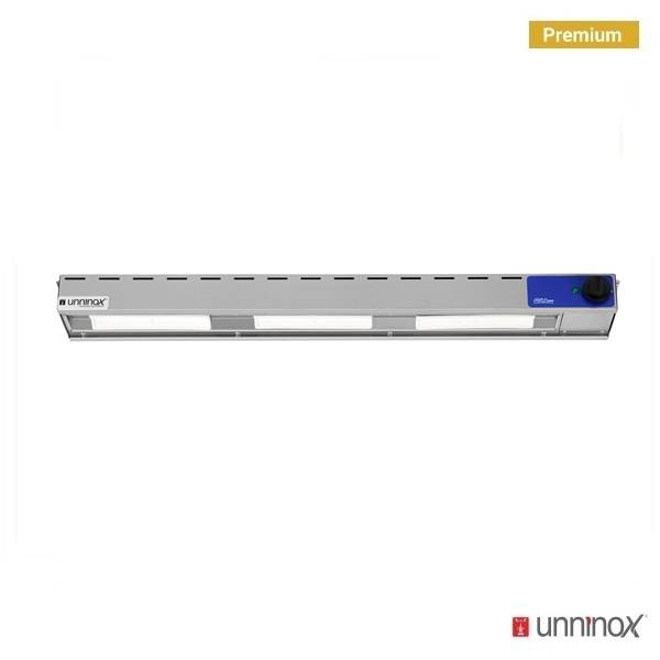 Étagère de chef chauffante céramique 3 x 250 W - L 1200 x P 180 x H 90 mm - Unninox